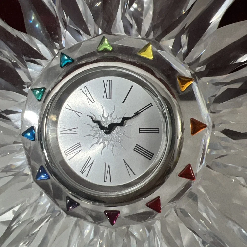 Swarovski Solaris Table‎ Clock – Crystal Clocks Collection